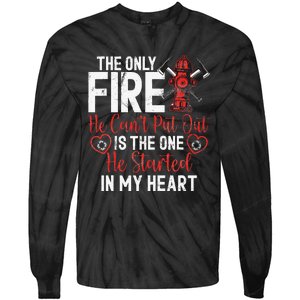 Firefighter Wife Fire Wife Tie-Dye Long Sleeve Shirt