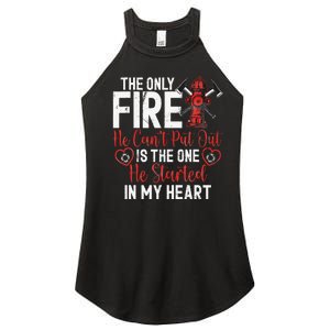 Firefighter Wife Fire Wife Women’s Perfect Tri Rocker Tank