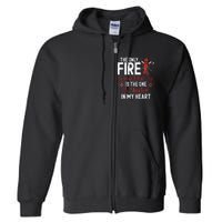 Firefighter Wife Fire Wife Full Zip Hoodie