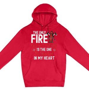 Firefighter Wife Fire Wife Premium Pullover Hoodie