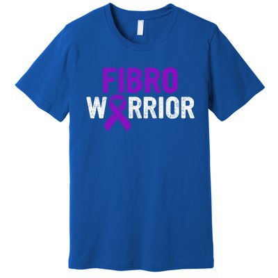 Fibro Warrior Fibromyalgia Awareness Costume Ribbon Funny Gift Great Gift Premium T-Shirt