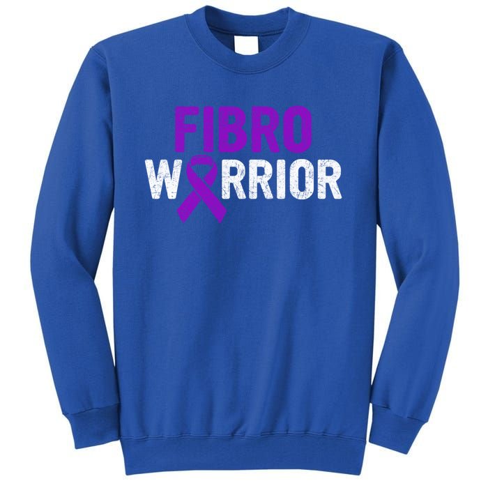 Fibro Warrior Fibromyalgia Awareness Costume Ribbon Funny Gift Great Gift Tall Sweatshirt