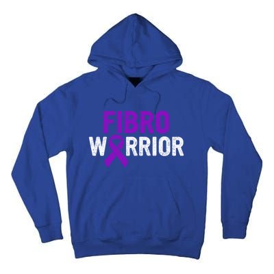 Fibro Warrior Fibromyalgia Awareness Costume Ribbon Funny Gift Great Gift Tall Hoodie