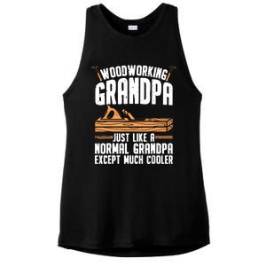 Funny Woodworking For Woodwork Grandpa Dad Men Woodworker Ladies PosiCharge Tri-Blend Wicking Tank