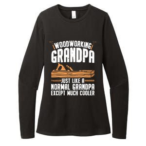 Funny Woodworking For Woodwork Grandpa Dad Men Woodworker Womens CVC Long Sleeve Shirt