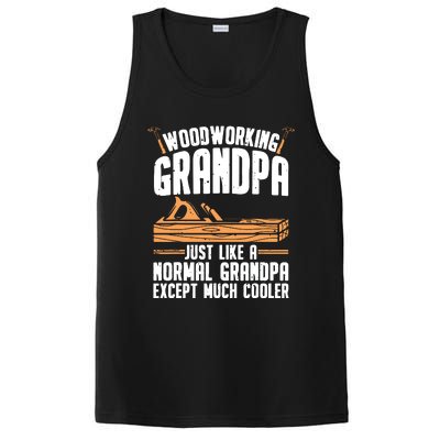 Funny Woodworking For Woodwork Grandpa Dad Men Woodworker PosiCharge Competitor Tank