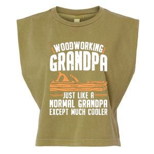 Funny Woodworking For Woodwork Grandpa Dad Men Woodworker Garment-Dyed Women's Muscle Tee