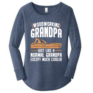 Funny Woodworking For Woodwork Grandpa Dad Men Woodworker Women's Perfect Tri Tunic Long Sleeve Shirt