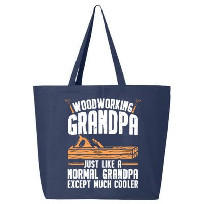 Funny Woodworking For Woodwork Grandpa Dad Men Woodworker 25L Jumbo Tote