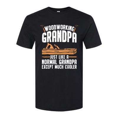 Funny Woodworking For Woodwork Grandpa Dad Men Woodworker Softstyle® CVC T-Shirt