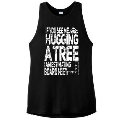 Funny Woodworking For Woodworkers Ladies PosiCharge Tri-Blend Wicking Tank