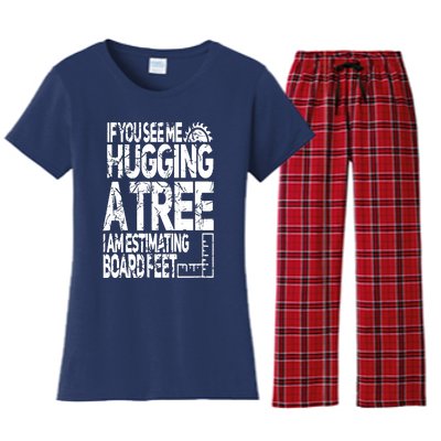 Funny Woodworking For Woodworkers Women's Flannel Pajama Set