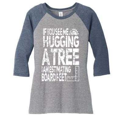 Funny Woodworking For Woodworkers Women's Tri-Blend 3/4-Sleeve Raglan Shirt