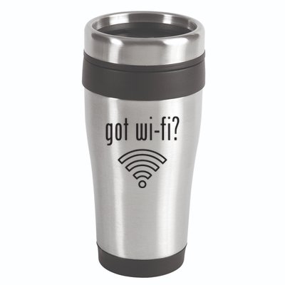Funny Wifi For Internet Wifi Fan Got Wifi 16oz Travel Tumbler