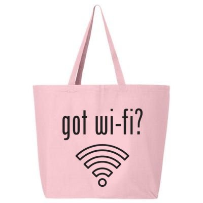 Funny Wifi For Internet Wifi Fan Got Wifi 25L Jumbo Tote