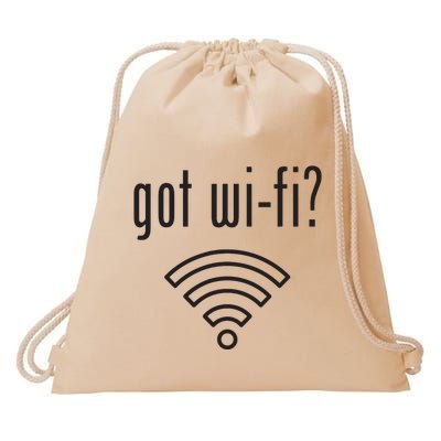 Funny Wifi For Internet Wifi Fan Got Wifi Drawstring Bag