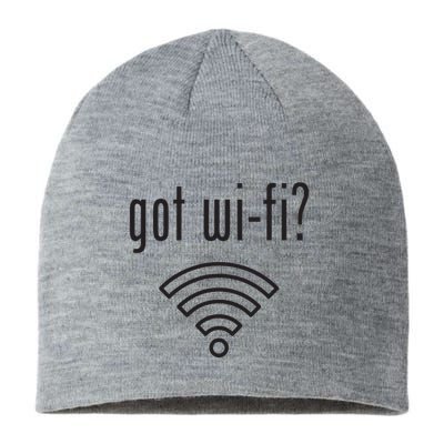 Funny Wifi For Internet Wifi Fan Got Wifi Sustainable Beanie