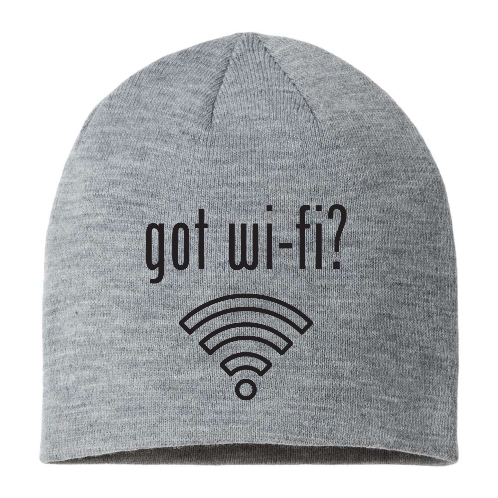 Funny Wifi For Internet Wifi Fan Got Wifi Sustainable Beanie