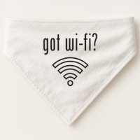 Funny Wifi For Internet Wifi Fan Got Wifi USA-Made Doggie Bandana