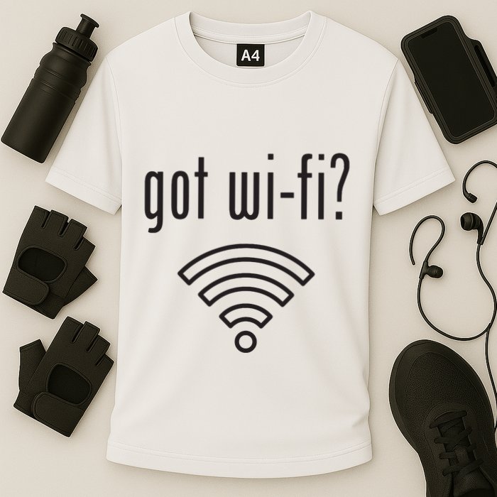 Funny Wifi For Internet Wifi Fan Got Wifi Performance Shirt