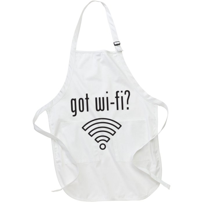 Funny Wifi For Internet Wifi Fan Got Wifi Apron