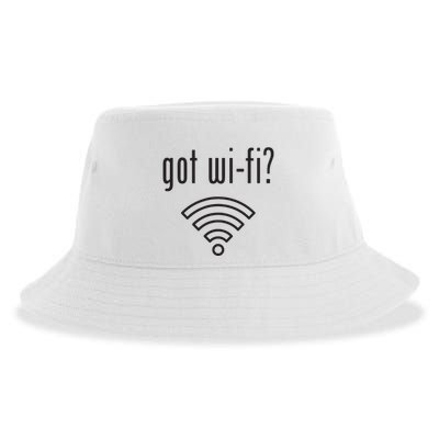 Funny Wifi For Internet Wifi Fan Got Wifi Sustainable Bucket Hat