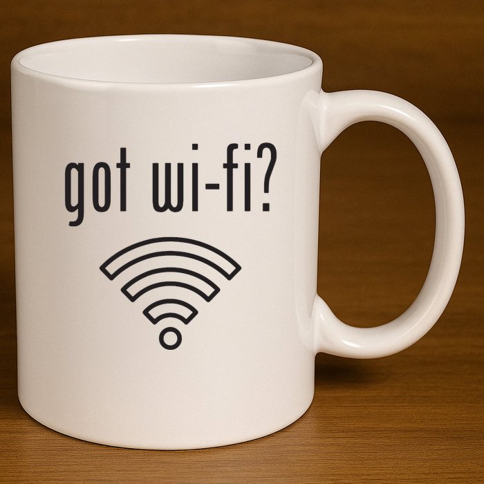 Funny Wifi For Internet Wifi Fan Got Wifi 11oz C Handle Ceramic Mug