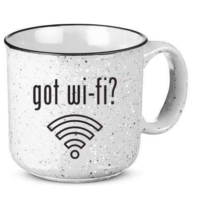 Funny Wifi For Internet Wifi Fan Got Wifi 15oz Campfire Ceramic Mug