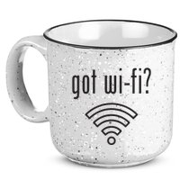 Funny Wifi For Internet Wifi Fan Got Wifi 15oz Campfire Ceramic Mug