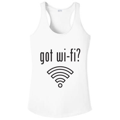 Funny Wifi For Internet Wifi Fan Got Wifi Ladies PosiCharge Competitor Racerback Tank