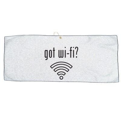 Funny Wifi For Internet Wifi Fan Got Wifi Large Microfiber Waffle Golf Towel