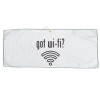 Funny Wifi For Internet Wifi Fan Got Wifi Large Microfiber Waffle Golf Towel