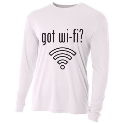 Funny Wifi For Internet Wifi Fan Got Wifi Cooling Performance Long Sleeve Crew