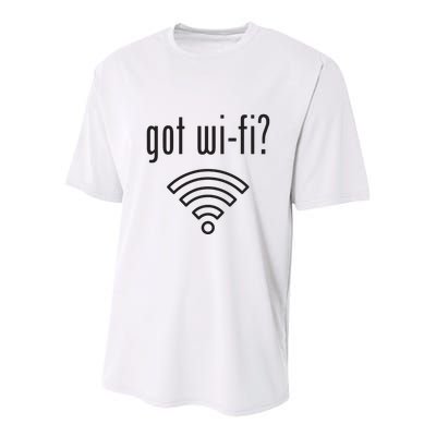 Funny Wifi For Internet Wifi Fan Got Wifi Youth Performance Sprint T-Shirt