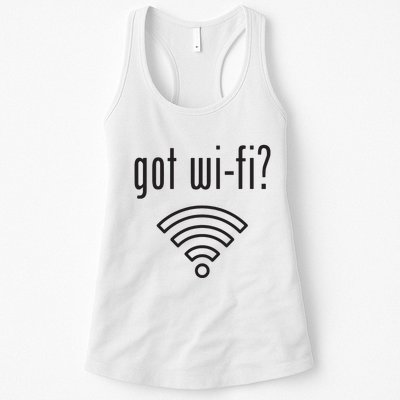 Funny Wifi For Internet Wifi Fan Got Wifi Womens Tank Top