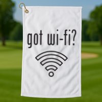 Funny Wifi For Internet Wifi Fan Got Wifi Golf Towel