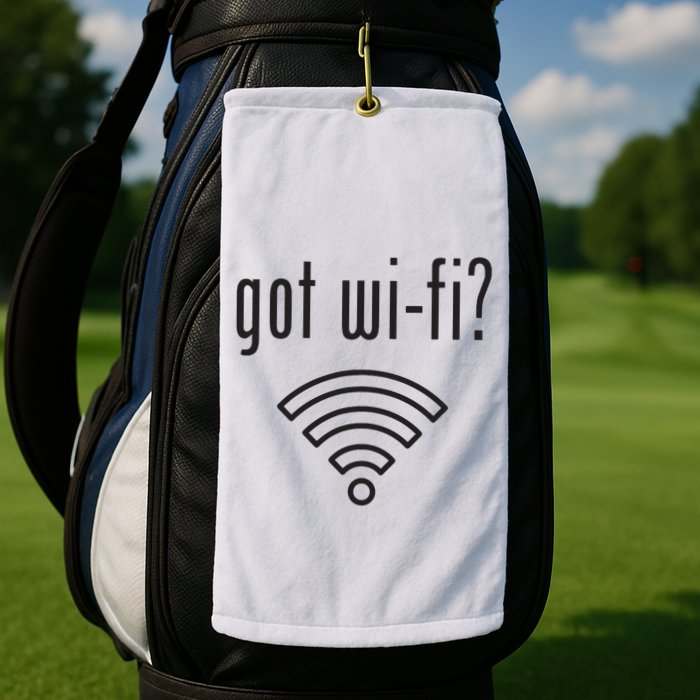 Funny Wifi For Internet Wifi Fan Got Wifi Golf Towel
