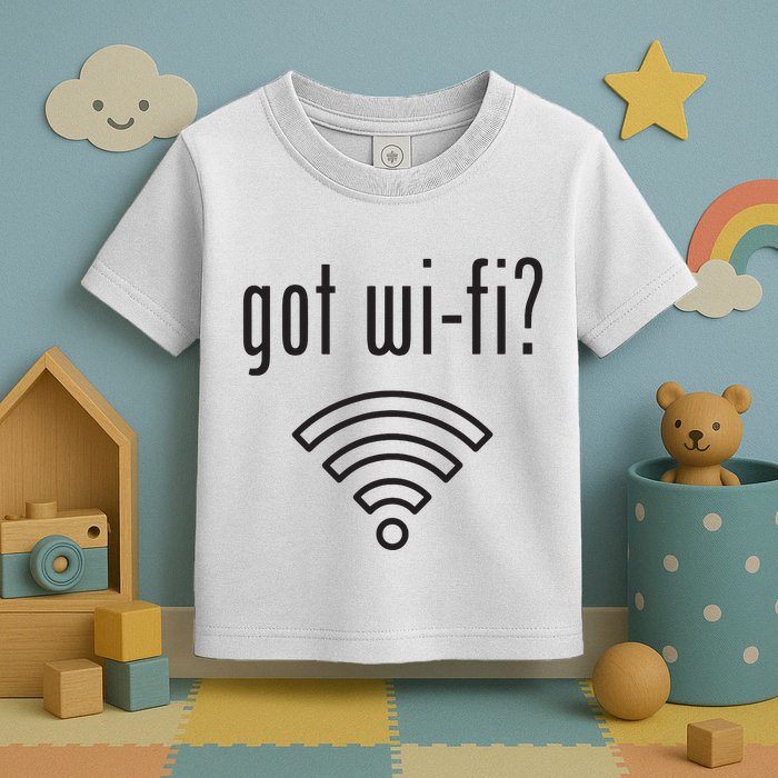 Funny Wifi For Internet Wifi Fan Got Wifi Toddler T-Shirt