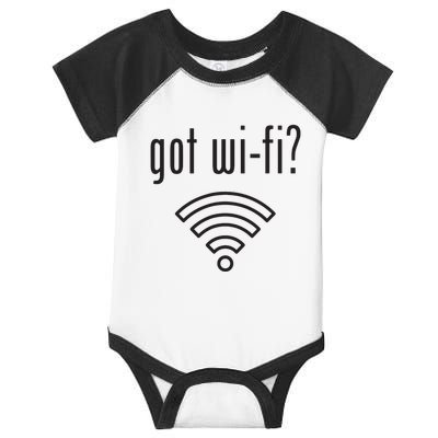 Funny Wifi For Internet Wifi Fan Got Wifi Infant Baby Jersey Bodysuit