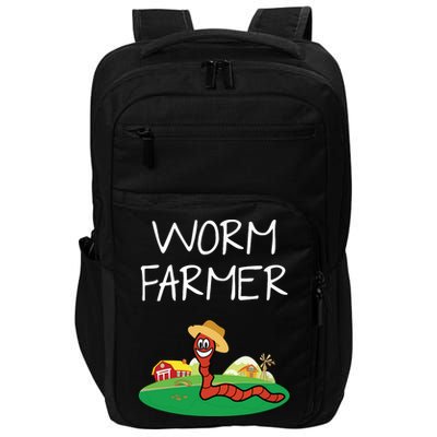 Funny Worm Farm Worm Vermiculture Impact Tech Backpack