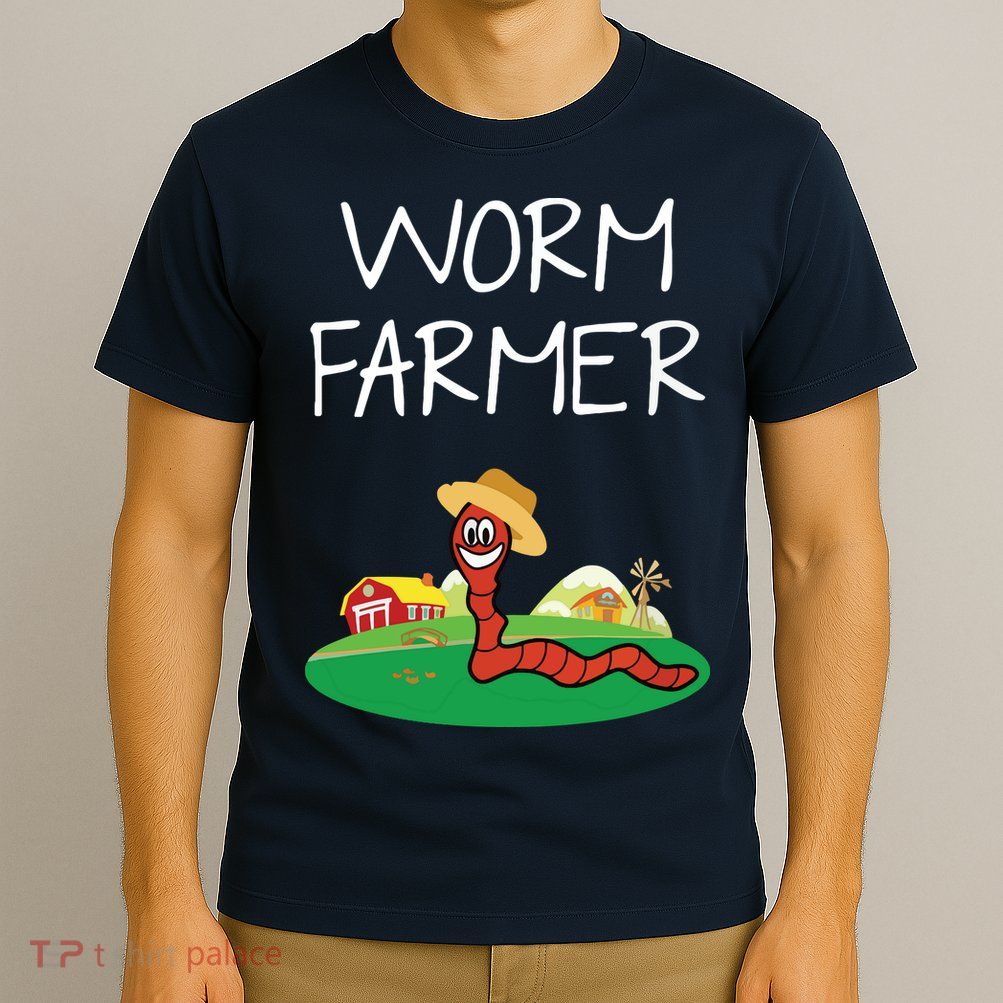 Funny Worm Farm Worm Vermiculture T-Shirt