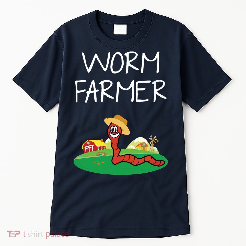 Funny Worm Farm Worm Vermiculture Tall T-Shirt