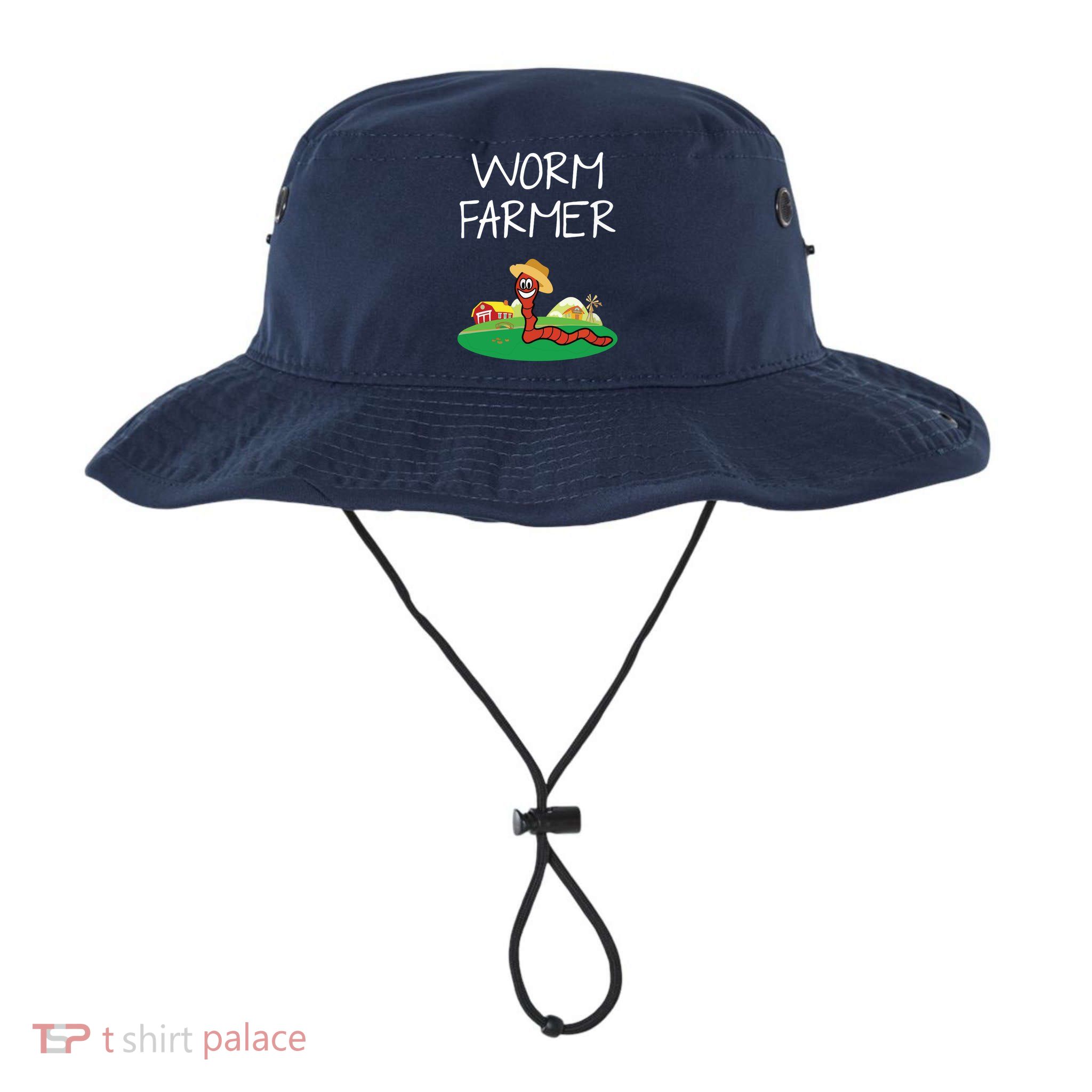Funny Worm Farm Worm Vermiculture Bucket Hat