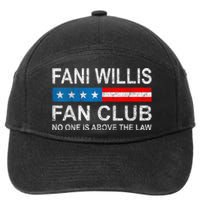 Fani Willis Fan Club No One Is Above The Law 7-Panel Snapback Hat