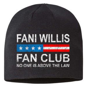 Fani Willis Fan Club No One Is Above The Law Sustainable Beanie