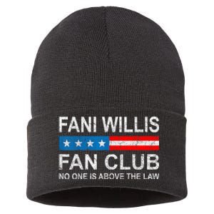 Fani Willis Fan Club No One Is Above The Law Sustainable Knit Beanie