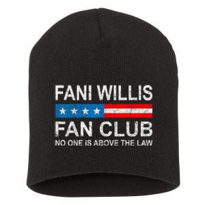 Fani Willis Fan Club No One Is Above The Law Short Acrylic Beanie