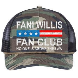 Fani Willis Fan Club No One Is Above The Law Retro Rope Trucker Hat Cap