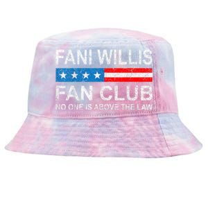 Fani Willis Fan Club No One Is Above The Law Tie-Dyed Bucket Hat