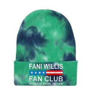 Fani Willis Fan Club No One Is Above The Law Tie Dye 12in Knit Beanie